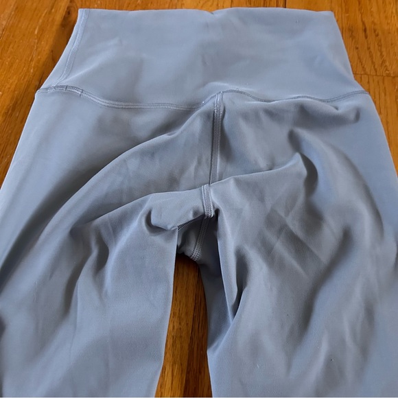 Lululemon Light Blue High-Waisted Leggings - Picture 5 of 8
